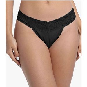 Set of 3 Mesh Thongs with Lace Waist - Size O/S XL